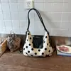Bolso de Hombro de Lunares para Mujer 2026 Nuevo Estilo Coreano Gran Capacidad Bolso Cruzado para el Trabajo Moda de Gama Alta Versátil Bolso de Axila