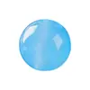 Cuentas sueltas de cristal de aguamarina natural 7A, cuentas redondas para joyería hecha a mano DIY, pulsera, collar, materiales para pulsera de una sola cuenta o múltiples cuentas