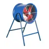 Ventilador Axial Industrial 380V para Exaustão de Estação, Extração de Fumaça por Duto, Ventilador de Exaustão Cilíndrico, Baixo Ruído