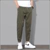 Pantalones largos informales de trabajo de verano 2021 para hombre, pantalones deportivos holgados, pantalones finos de nueve puntos a la moda para primavera.