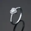 Anillo de cobre con circón microincrustado, clásico europeo y americano, para parejas, simple, romántico, explosión de deseos, superventas transfronterizo de Amazon