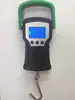 Balança portátil verde de 50kg com alça grande Balança de precisão portátil americana tela grande display eletrônico balança para bagagem Balança de gancho Fabricante Yiwu