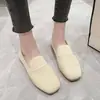 Nuevos zapatos de verano transpirables de punto volador para mujer, zapatos casuales, zapatos planos, zapatos de vestir para mujer, zapatos de trabajo, zapatos sin cordones, zapatos de suela blanda